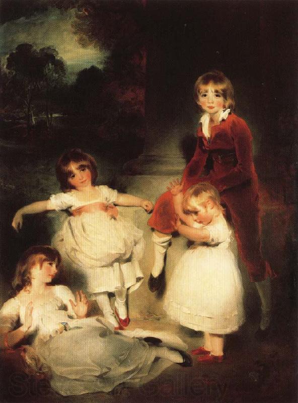 Sir Thomas Lawrence The Children of Ayscoghe Boucherett Spain oil painting art